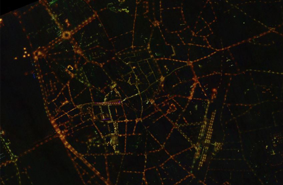 Orthophotographie nocture